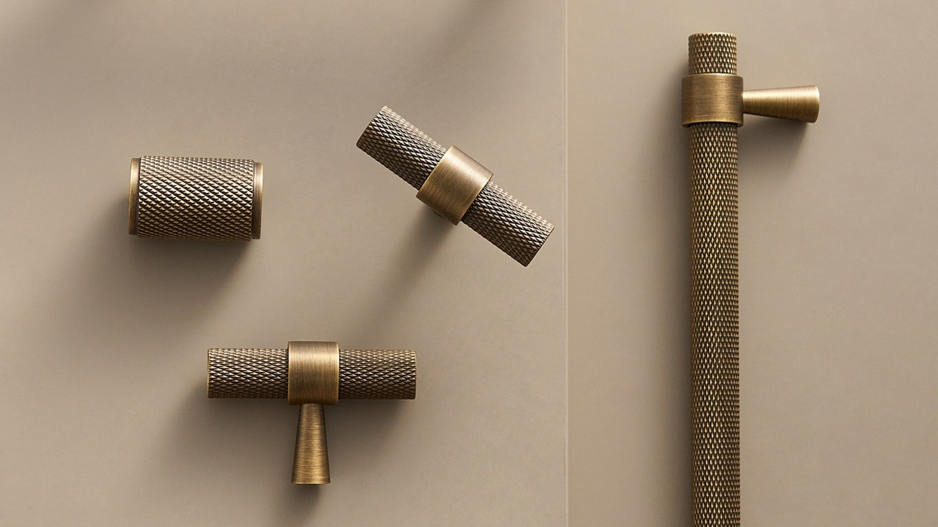 T-greep CH016 | Antiek Messing