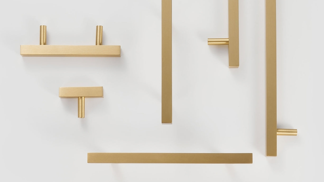 T-bar CH012 | Carré | Laiton