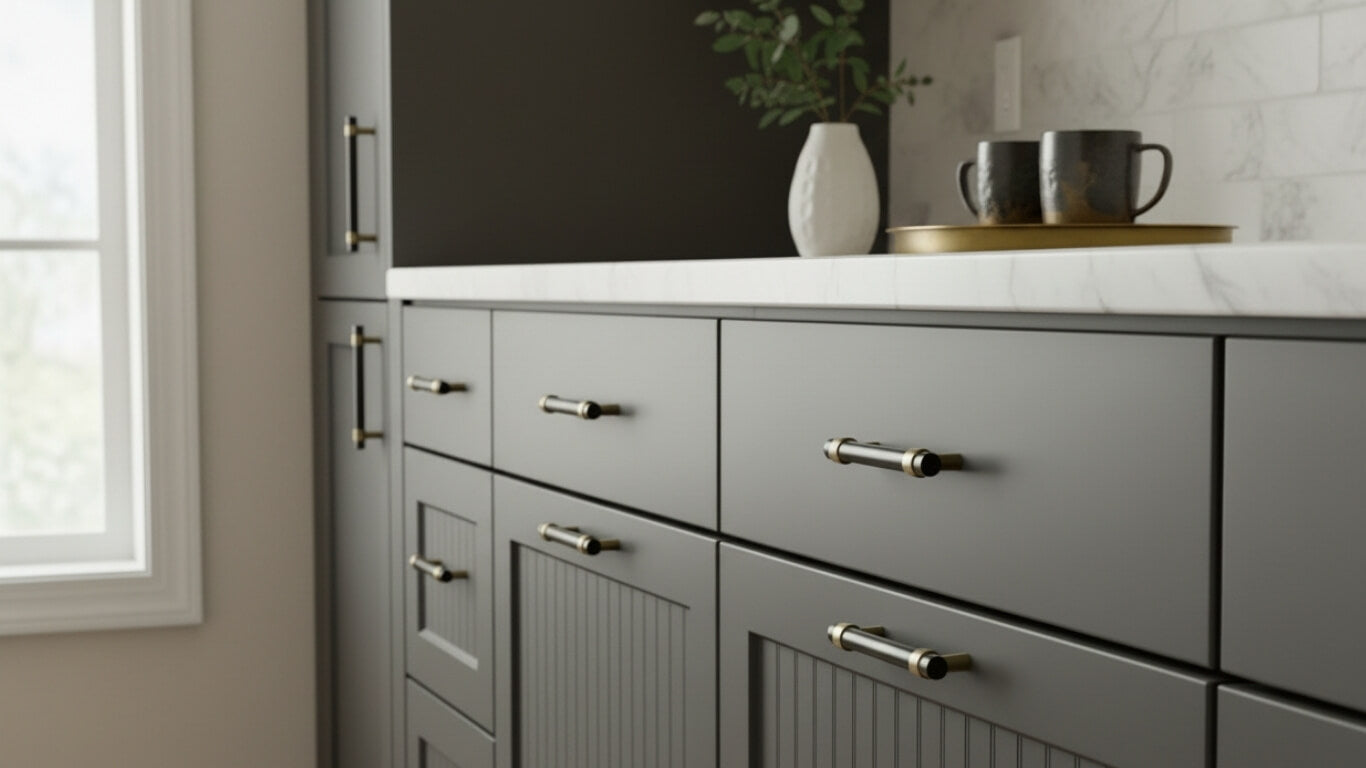 Håndtak CH016A | Sort + Messing