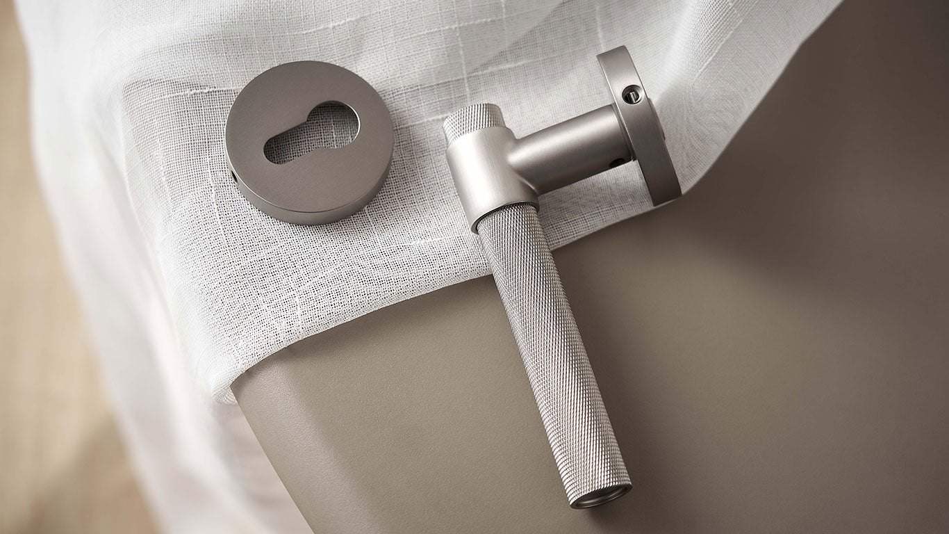 Klamki do drzwi 308A-247 | Nikiel