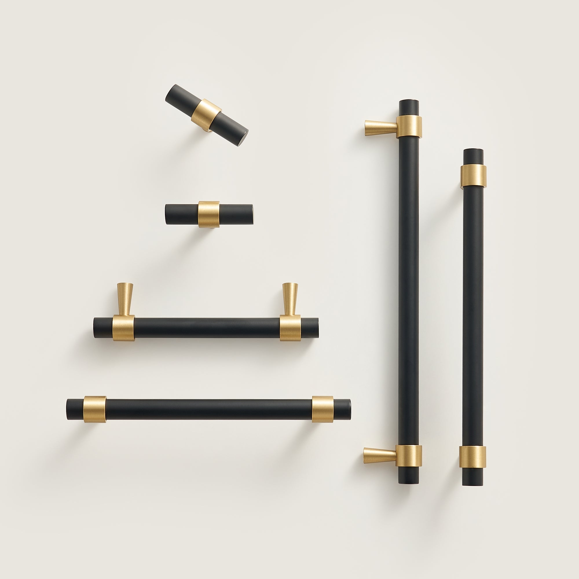 T-bar ch016a i svart finish - detalj