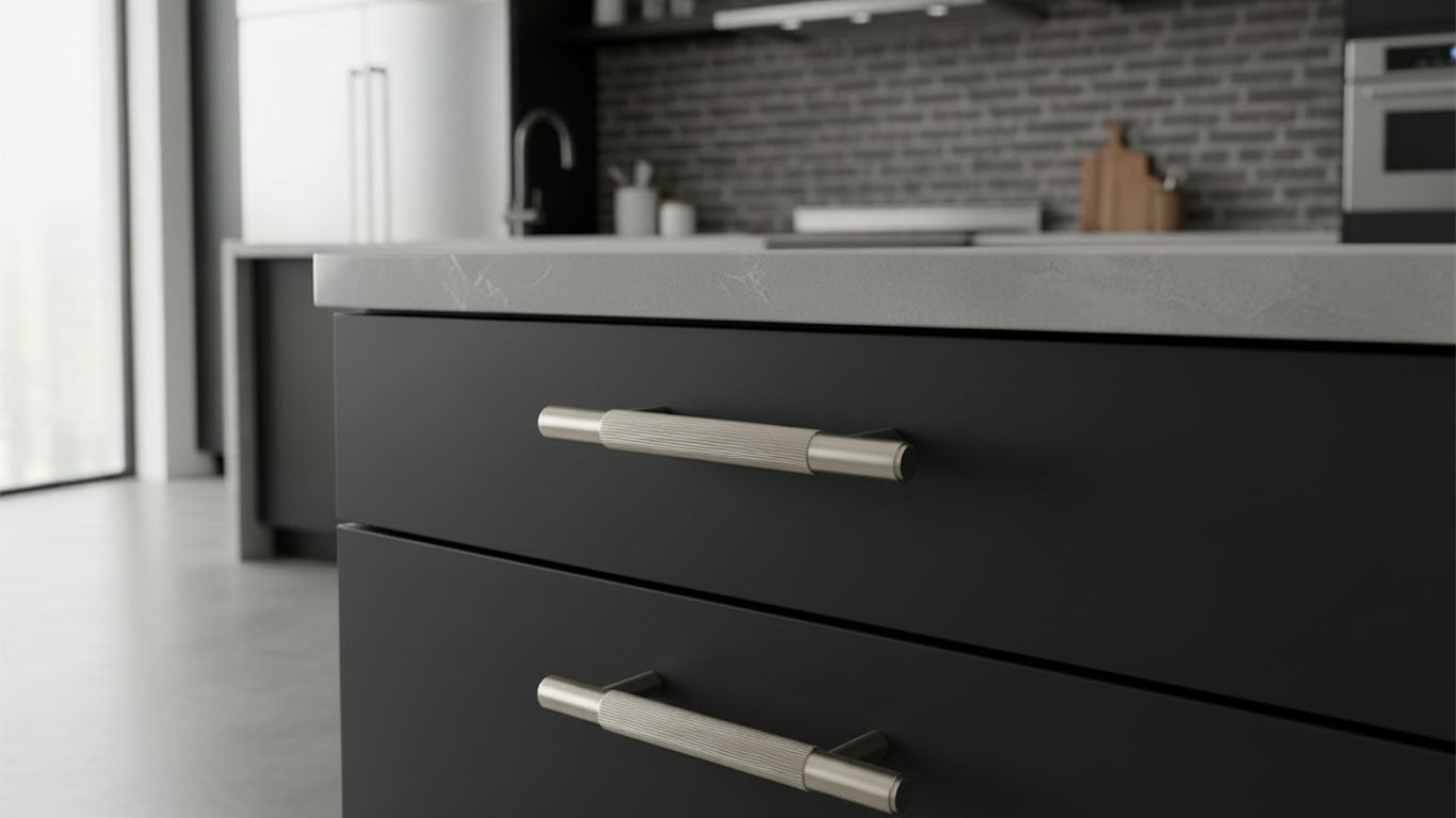 Poignée 3100 | Cannelé | Nickel