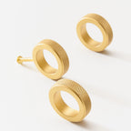 Pomello CH059B | Zigrinato | Ottone