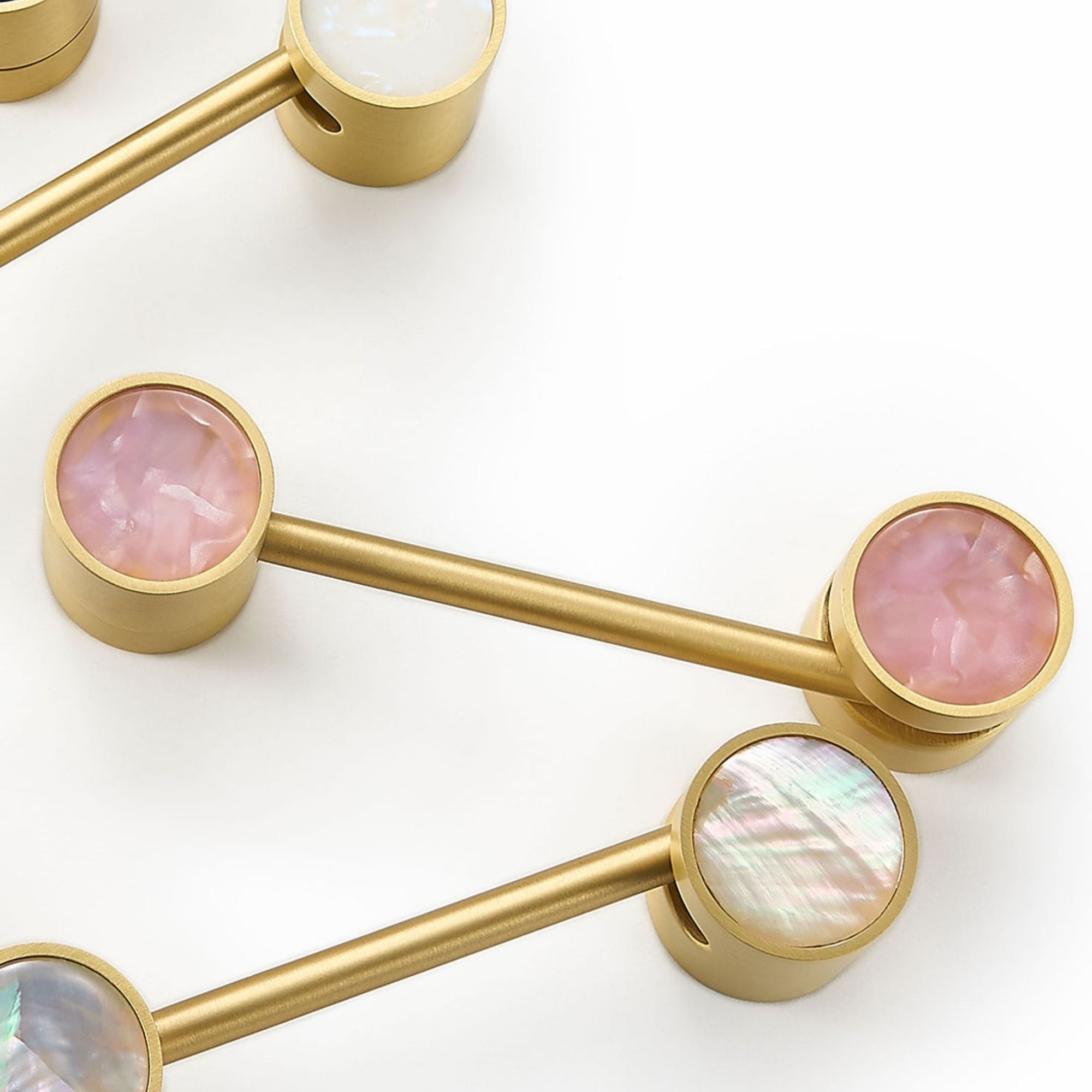 Mässing + Peachy Pink