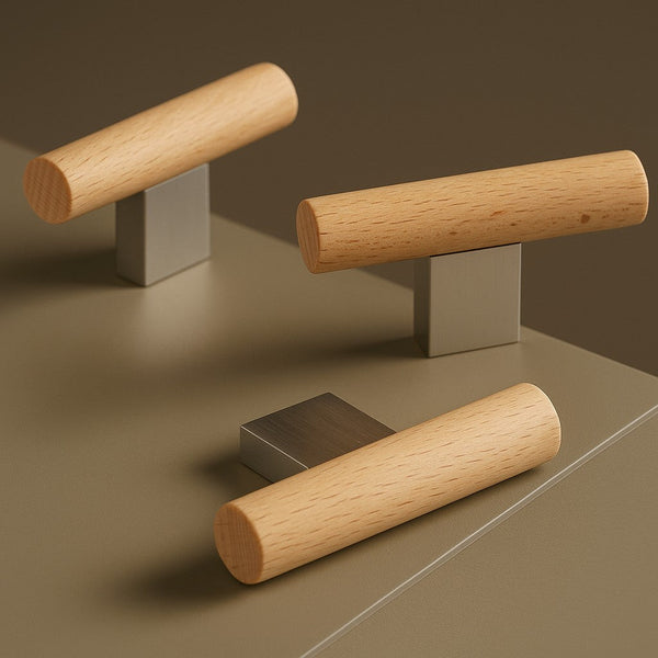 T-bar ch076 nickel/bokträ - första bild