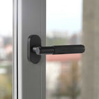 Fenstergriffe C01-191C | Gerändelt | Schwarz