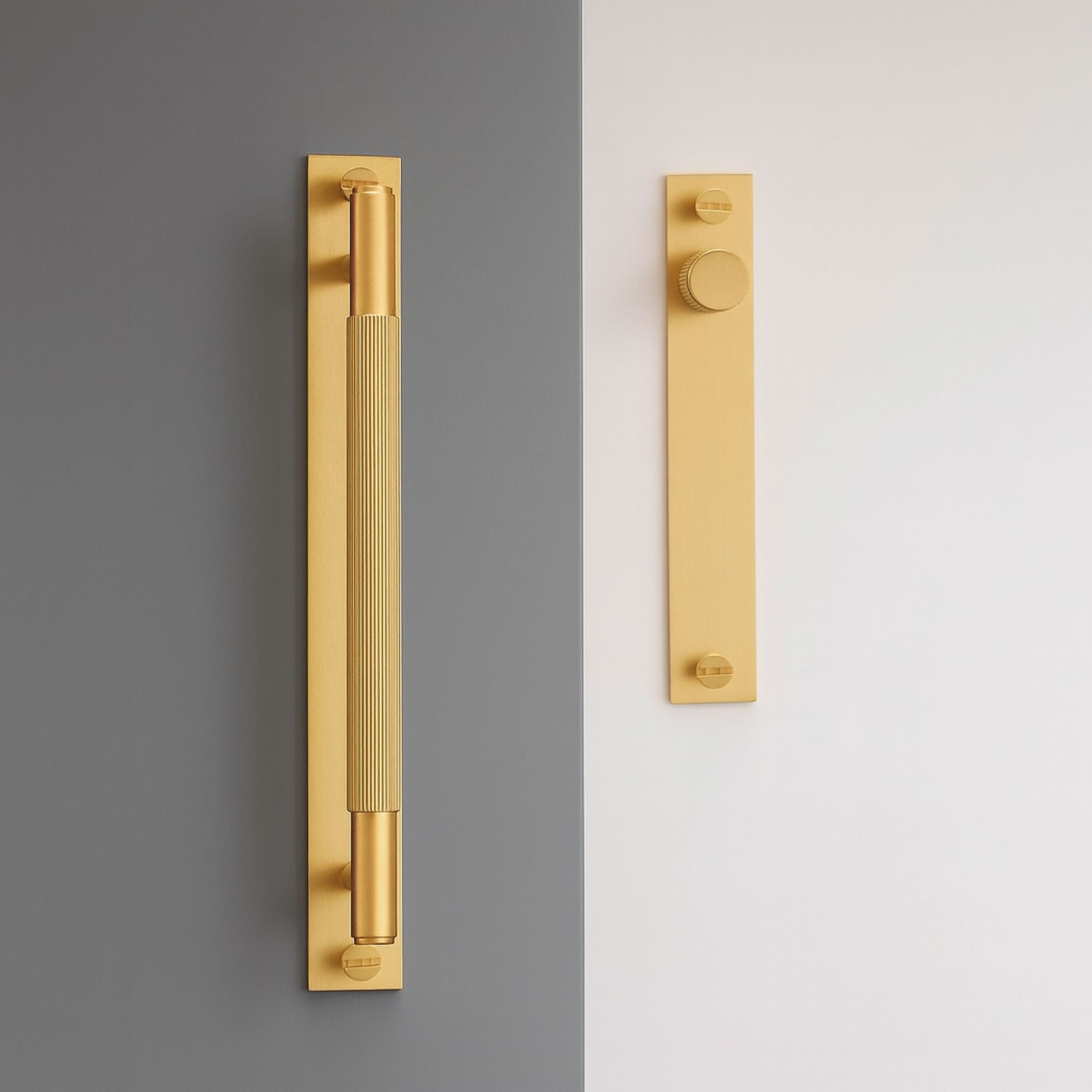 Maniglia 5007 | Zigrinata | Ottone