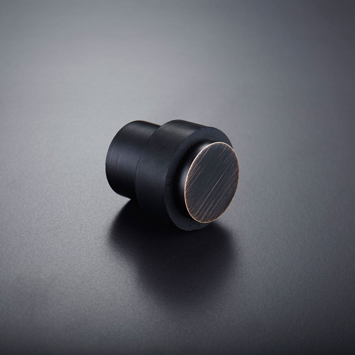 Dörrstopp K21 | Mässing | Matt svart/Rödguld - Dooroom