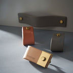 Handtag 3094 | Läder | Svart - Dooroom