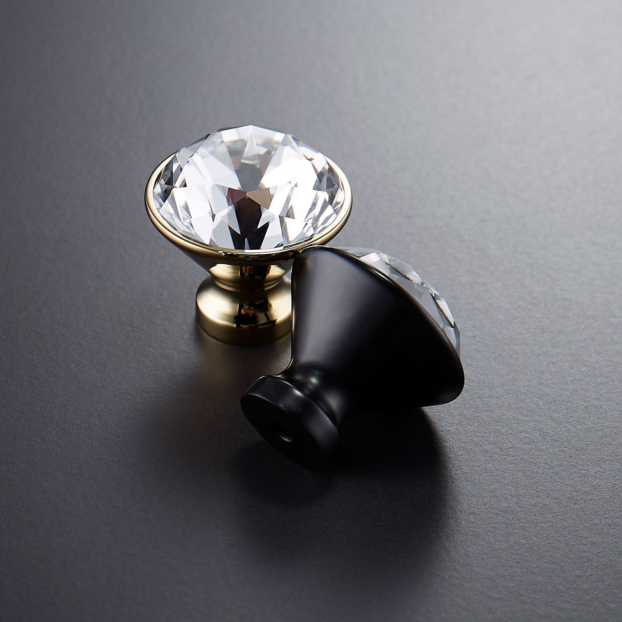 Knopp 1044 | Kristall | Guld - Dooroom