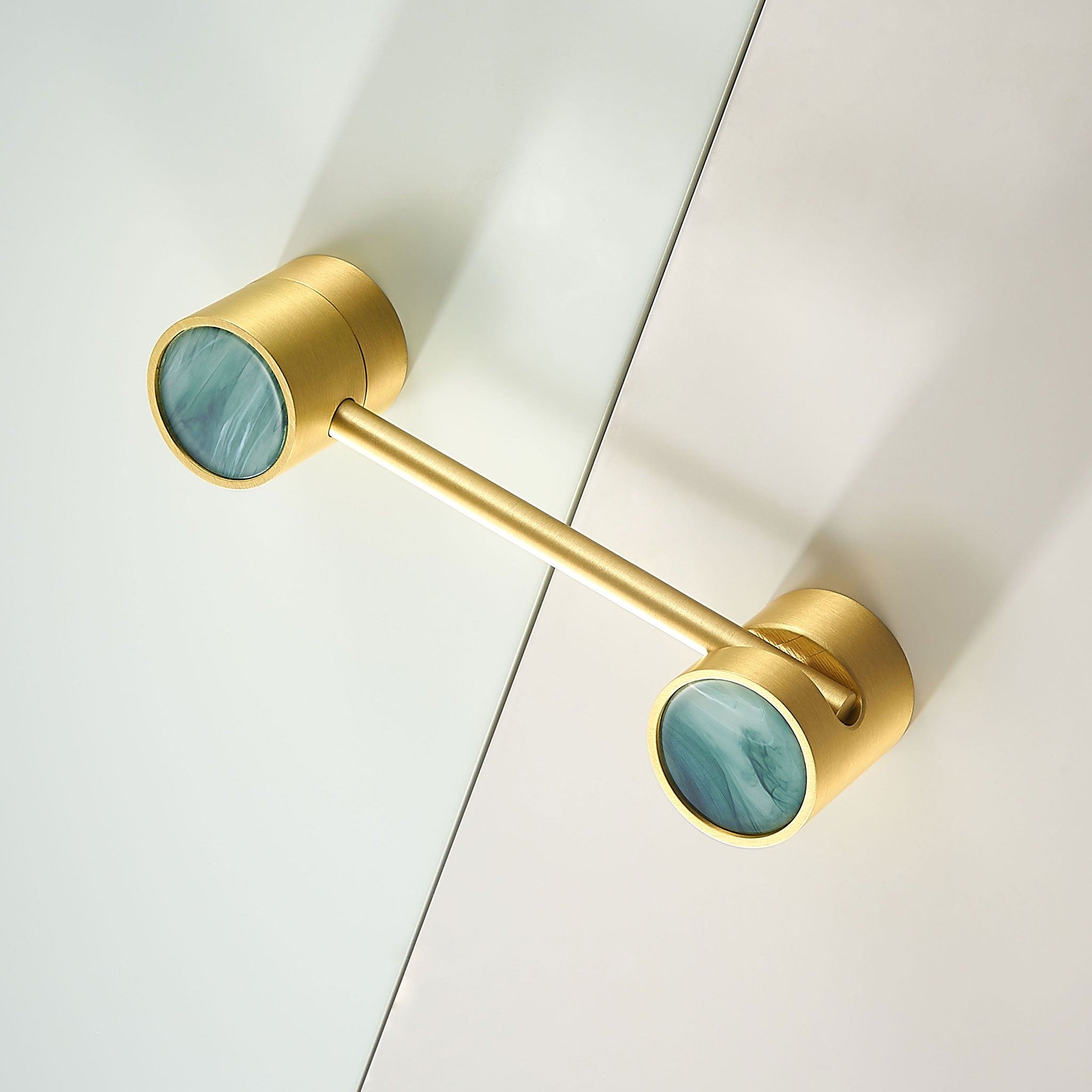 Möbelhasp 3091 | Mässing | Celadon green - Dooroom
