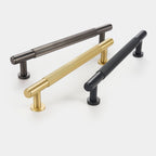 Maniglione per Porta Doccia P3100Z | Zigrinata | Nero (SET)