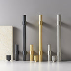 Knopp 3138 | Räfflad | Svart - Dooroom