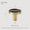 Knob 1076 | Brass + Leather | Blue